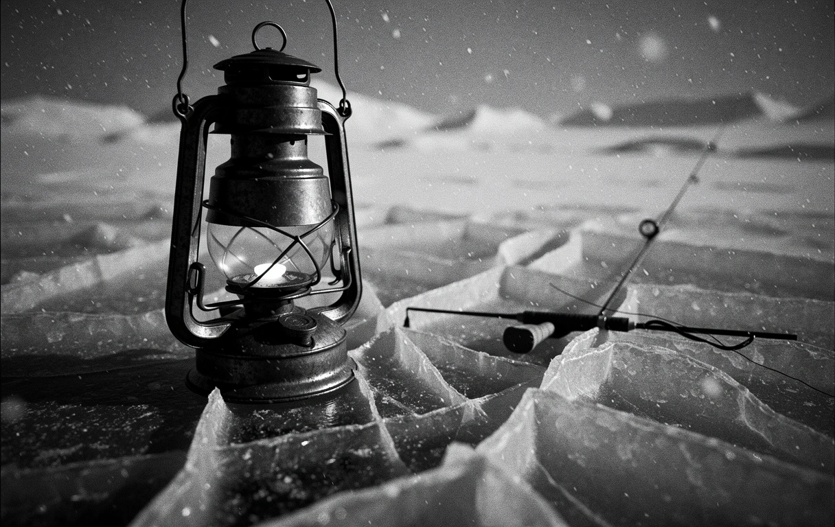 Snowstorm atmospheric background