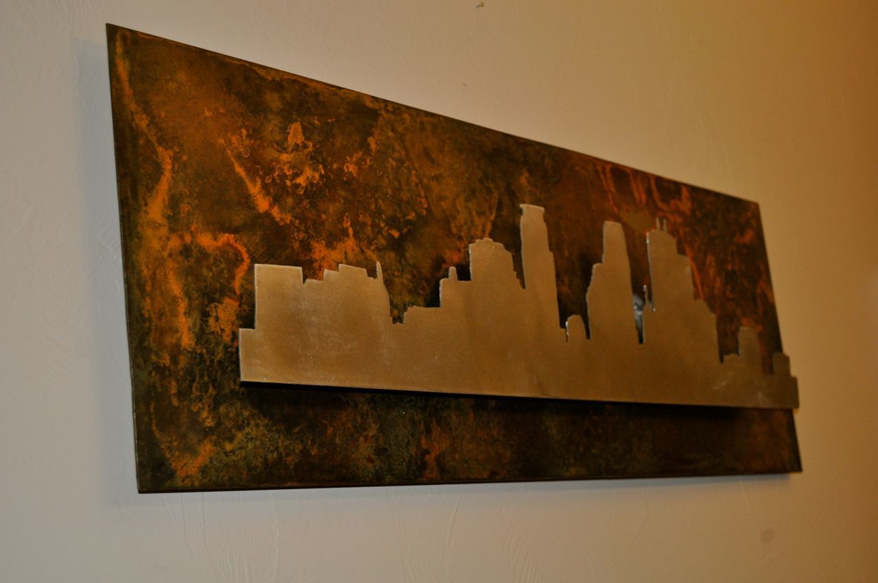 Metal Skyline Art - DIY Projects with Pete