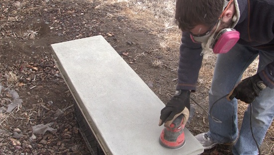 Final-Sanding-Concrete-Counters