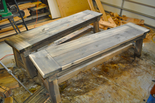 Farm Style Benches