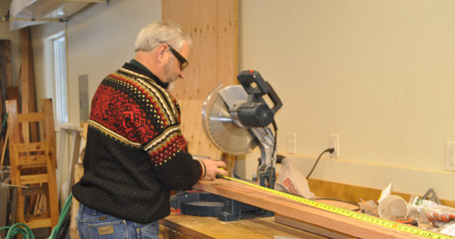 How to make a log rack