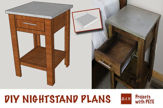 DIY PETE NIGHTSTAND