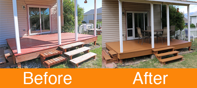 How to Restore a Deck Before and After