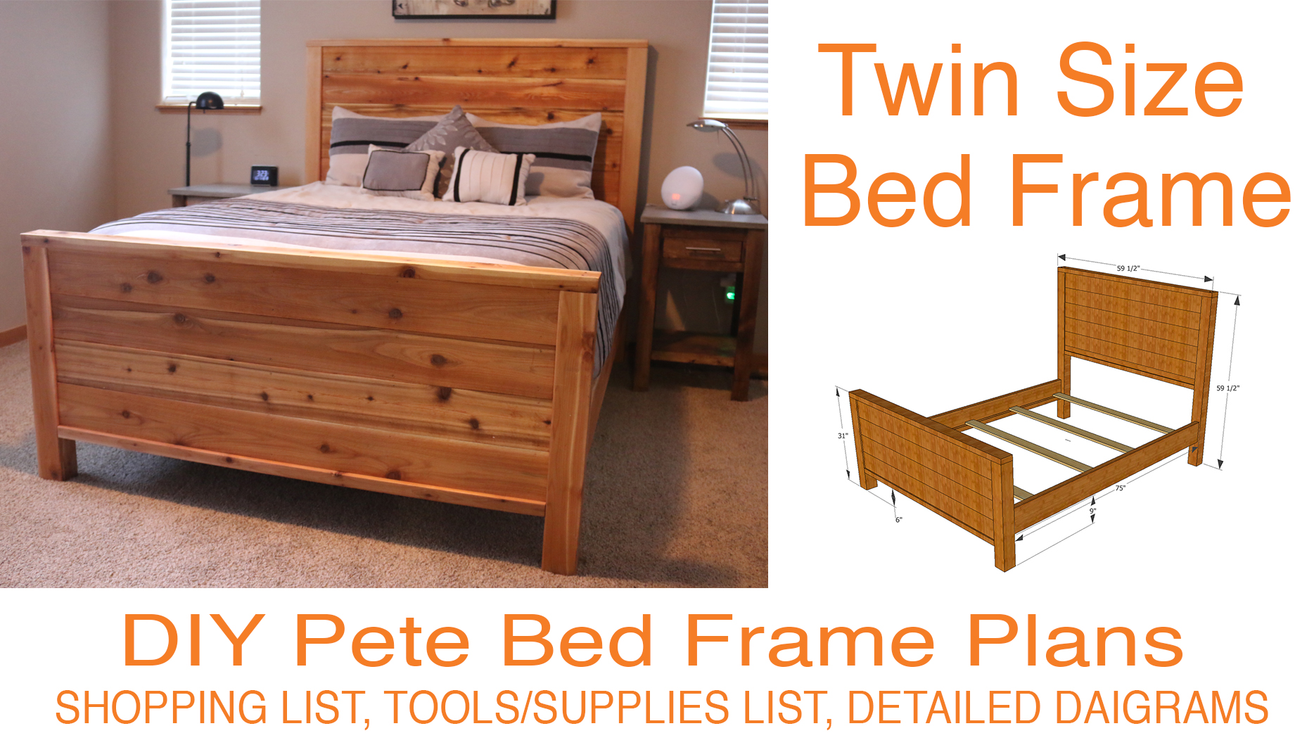 Twin Bed Plans