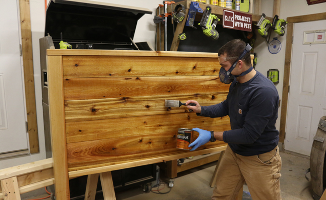 how to seal a bed frame