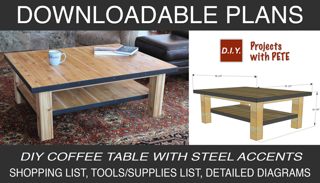 DIY Pete Coffee Table Plans