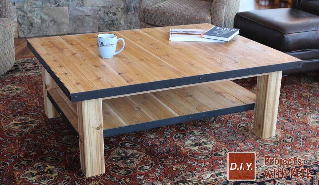 How to make a coffee table with diy pete