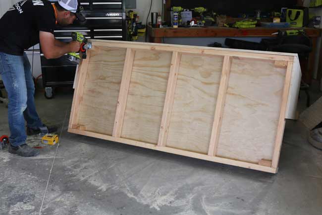 Attach Plywood Cart Wheels