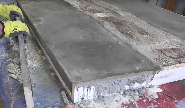 remove cured concrete