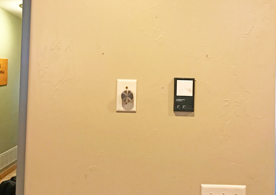 Electronics to hide on wall