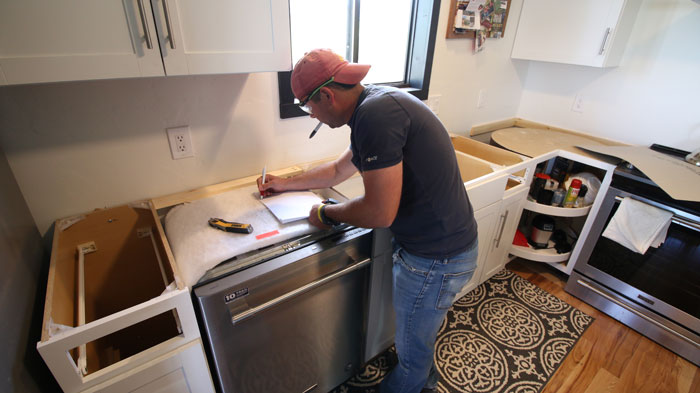 how to plan for concrete counters