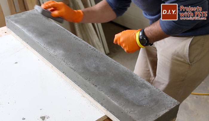 how to make concrete countertops for an outdoor kitchen