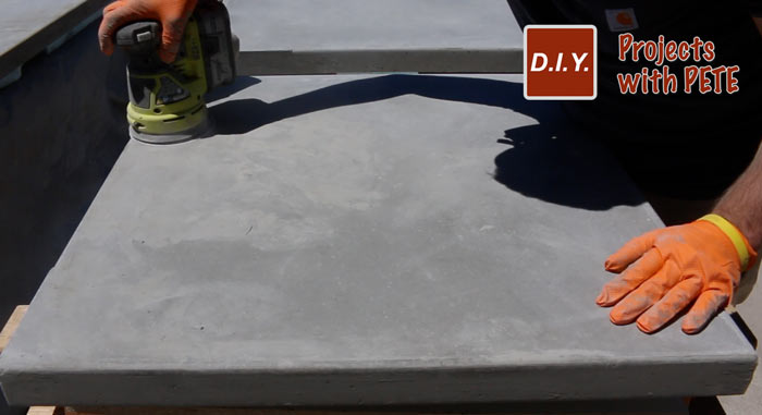 how to make concrete countertops for an outdoor kitchen