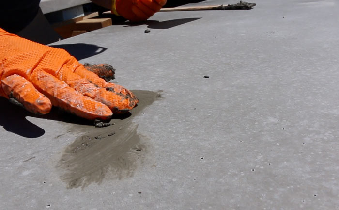 how to make concrete countertops for an outdoor kitchen