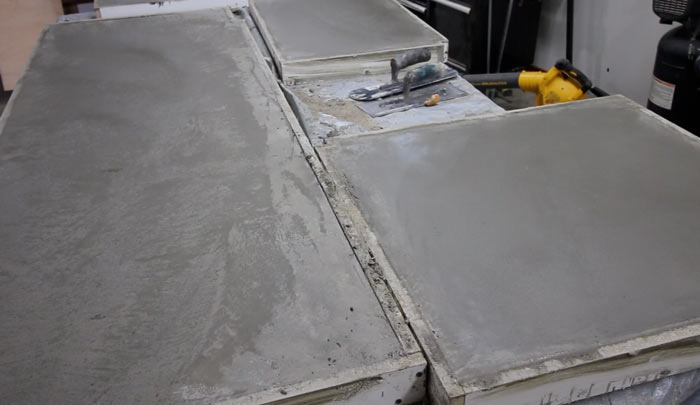 how to make concrete countertops for an outdoor kitchen