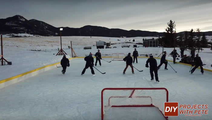 maintaining outdoor rink