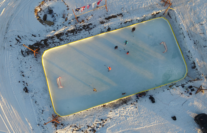 best outdoor hockey rinks in Montana