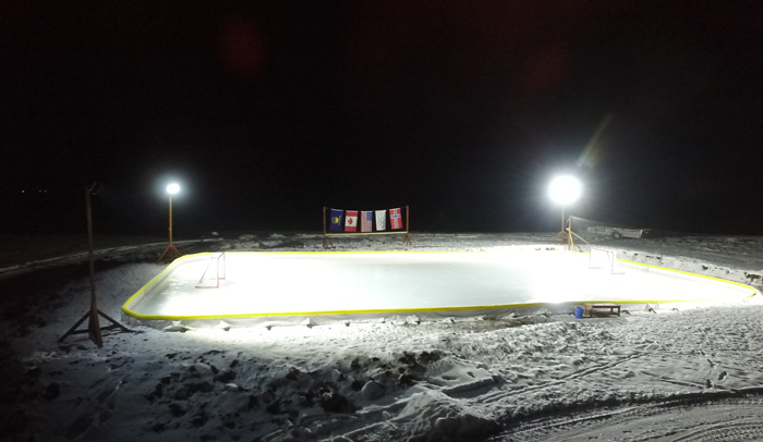 hockey rink lights diy pete