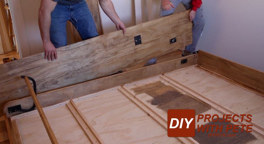 assembling a murphy bed
