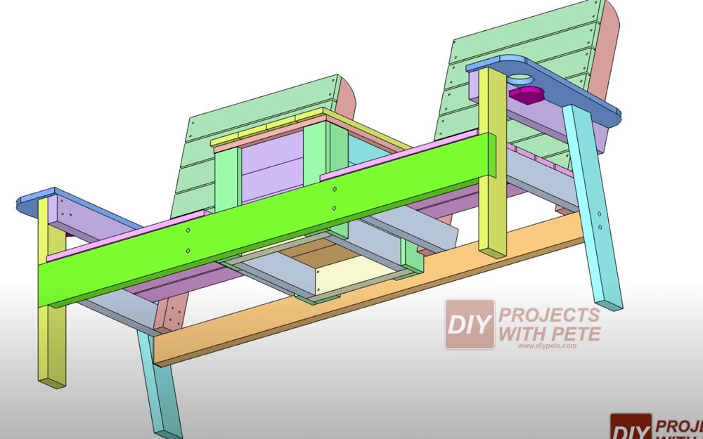 DIY double chair plans 
