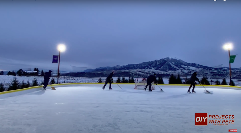 DIY Projects with Pete Backyard Hockey Rink Shovelers