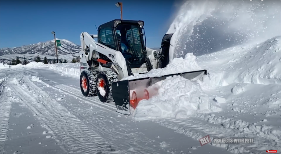 DIY Projects with Pete Backyard Hockey Rink Skidsteer Snowblower