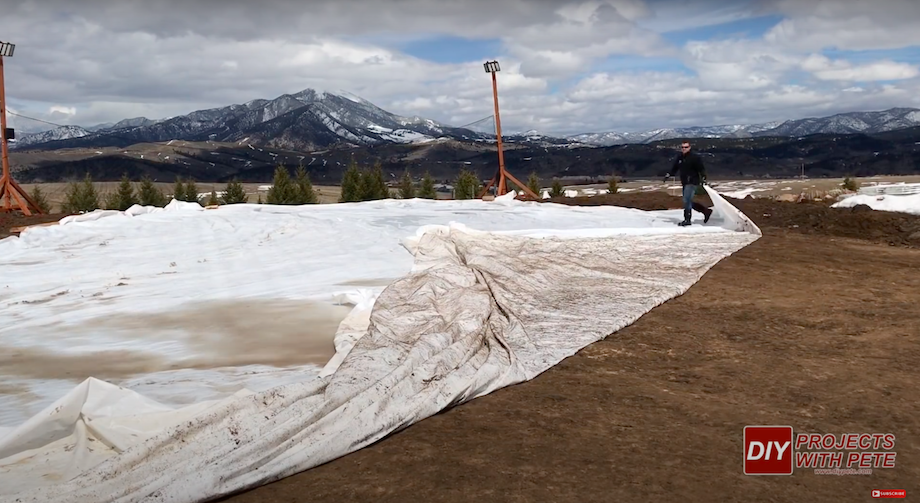 DIY Projects with Pete Backyard Hockey Rink Year End Liner