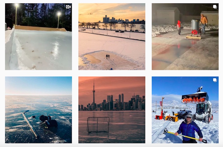 Outdoor Rink Heaven instagram feed