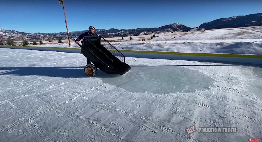 Using the "bucket dump" method to troubleshoot and smooth out bumpy ice