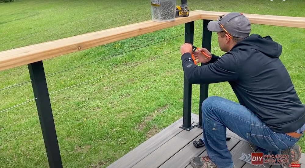 DIY Projects with Pete Cable Railing for Deck