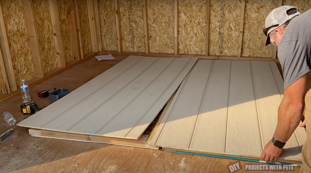 how to build shed doors 