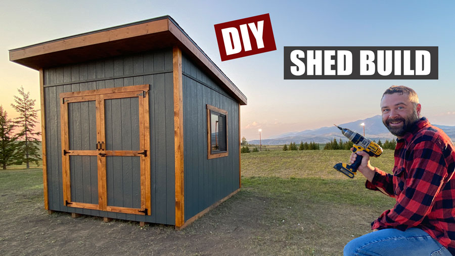 How to build a lean to shed