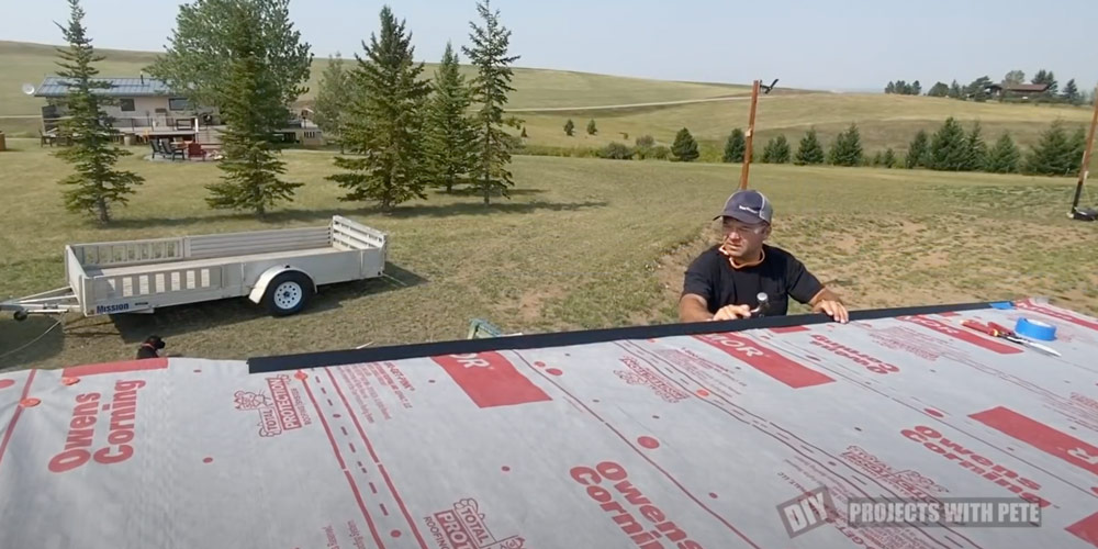 how to build a shed roof