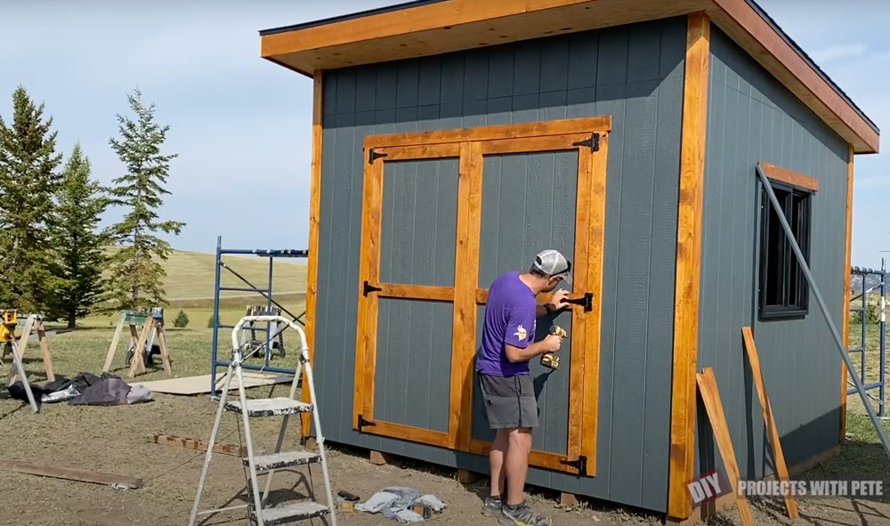 how to build a lean to shed