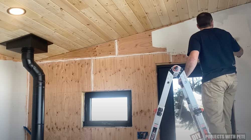 how to finish the inside of a shed