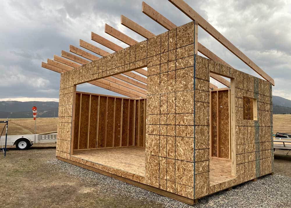 how to build a 12x20 single pitch shed
