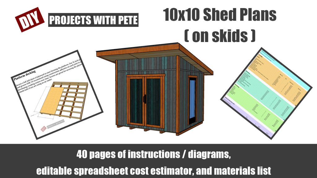 DIY Pete shed plans