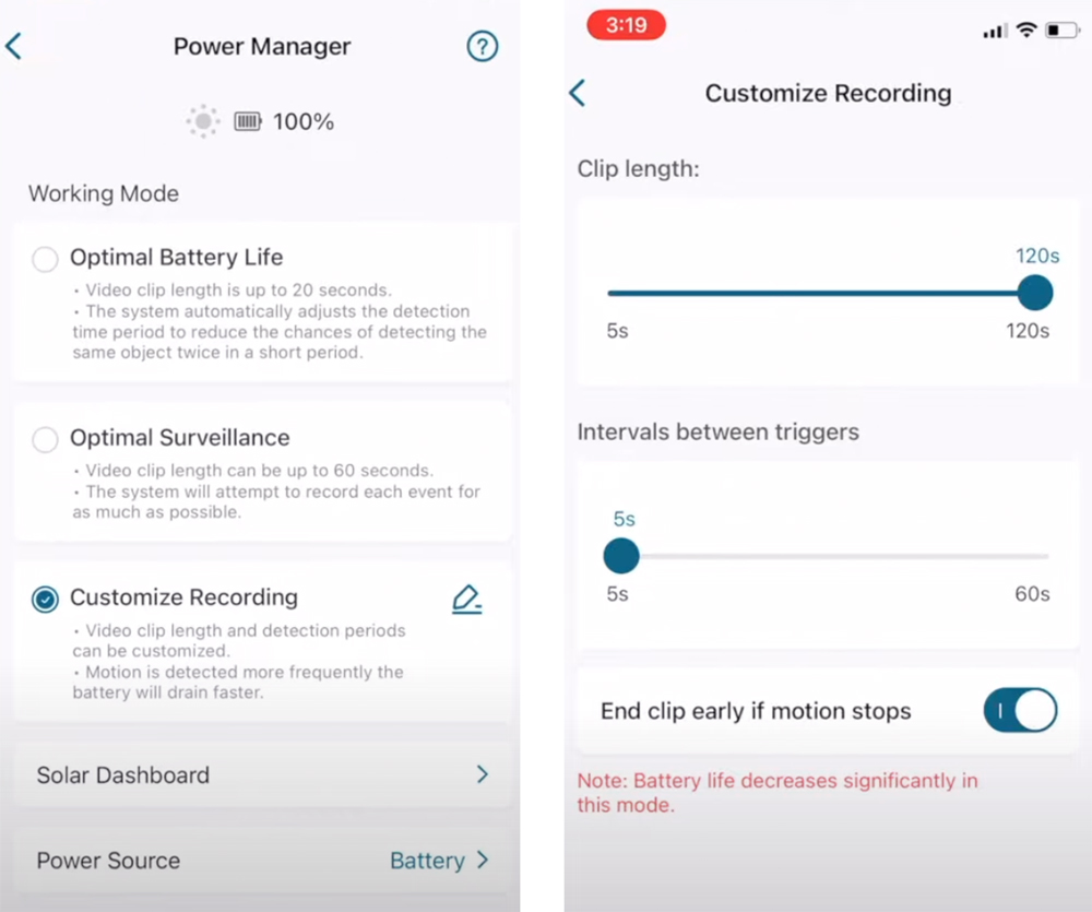 eufycam 3 battery life