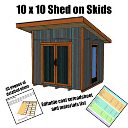 DIY Pete 10x10 Shed Plans