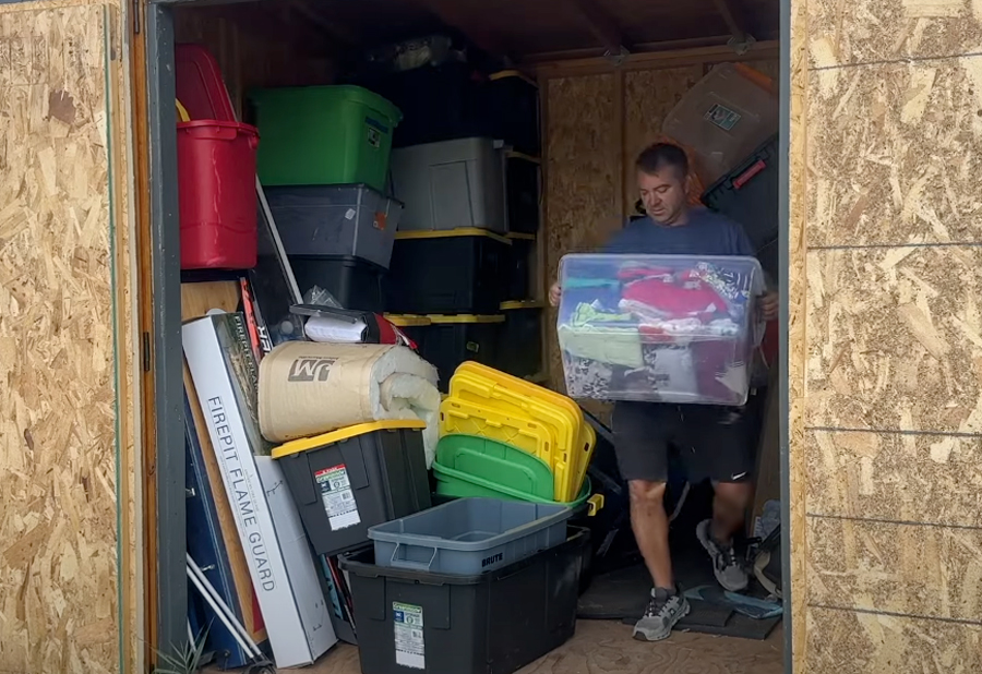 how to clean out a shed and how to make shed shelves